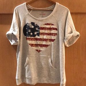 Style & Co SS Sweatshirt Sz 2X